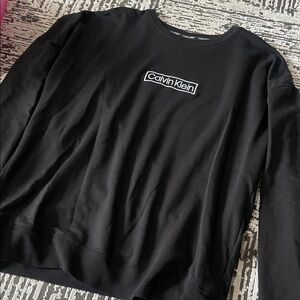 Calvin Klein Black Crewneck Sweatshirt